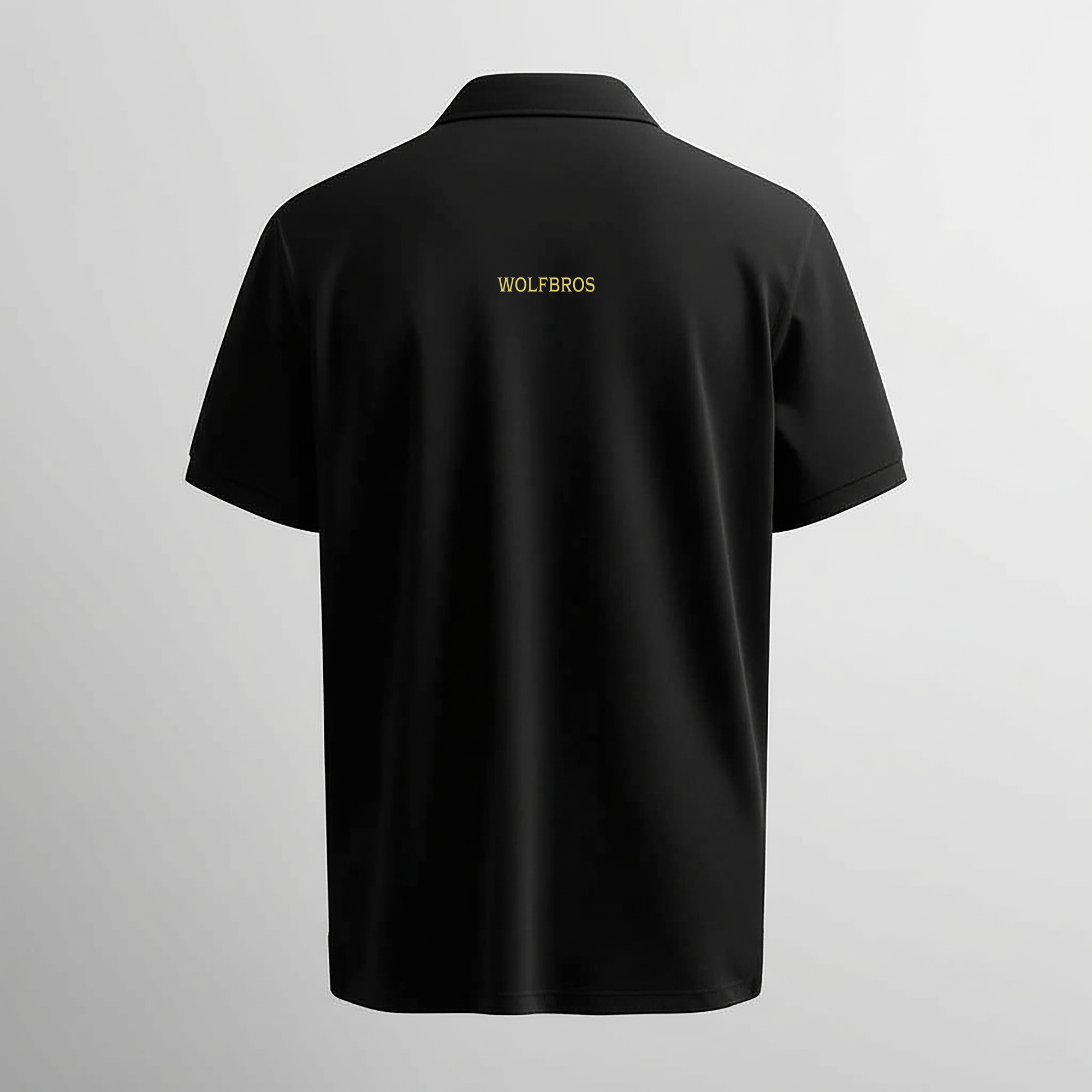 The Luxury Badge Black Polo Shirt