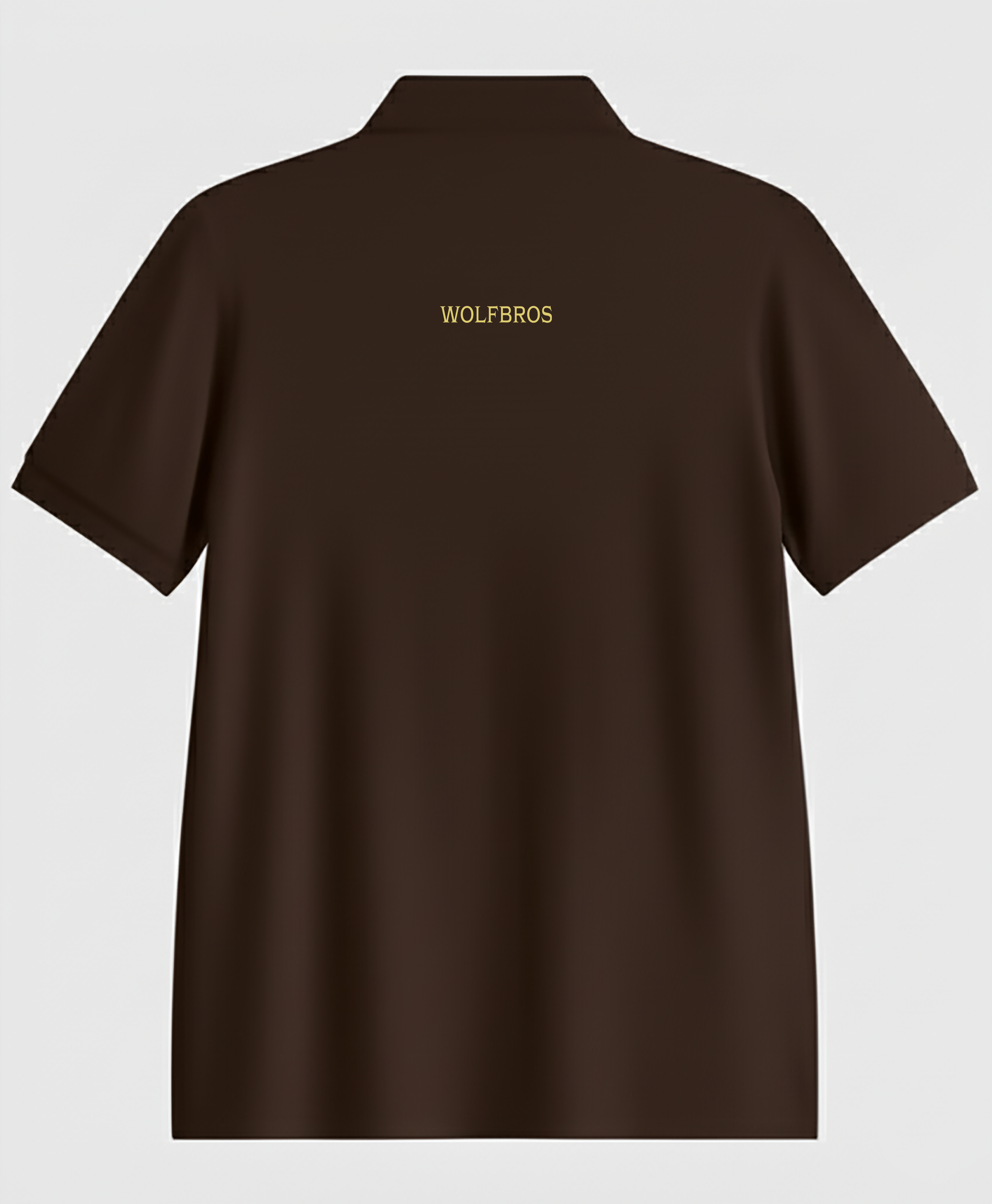 The Luxury Badge Coffee Brown Polo Shirt
